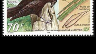 New Caledonian Crow stamp