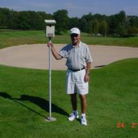 Robert Otto and a Bluebird nesting box